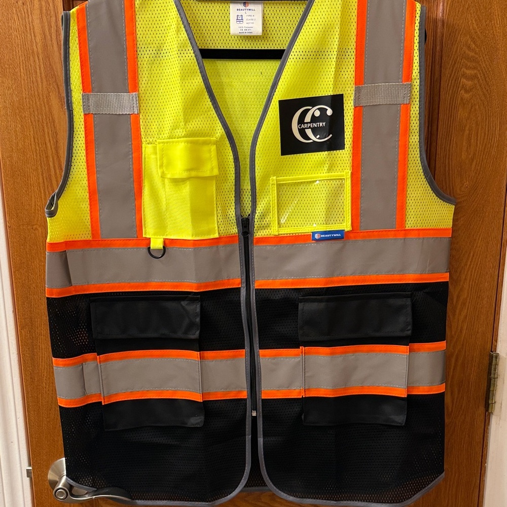 Safety Vest with Reflective Stripes